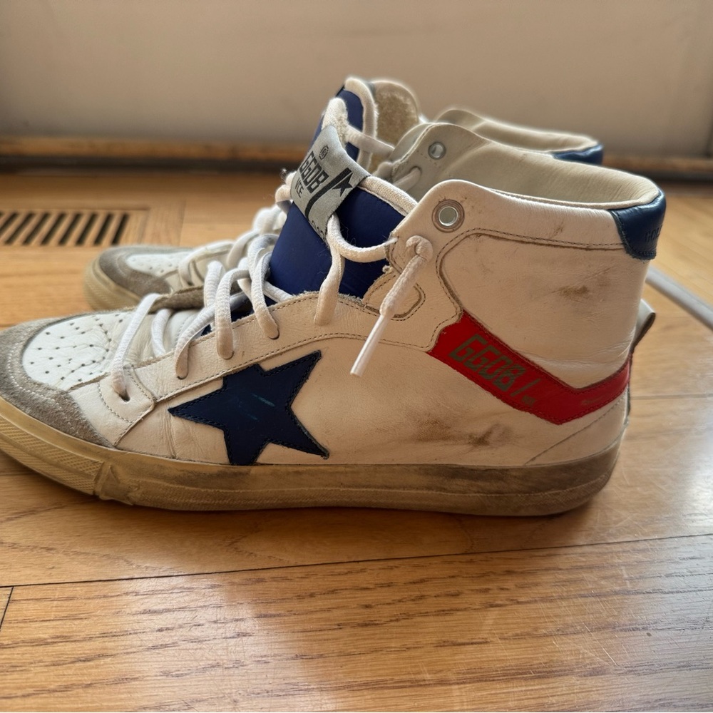 Authentic Golden Goose 2.12 High-Top Sneakers Size 40/US10W. Great condition!